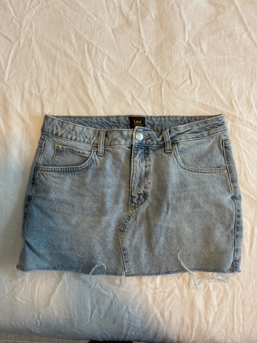 Lee Light Blue High-Rise Denim Jeans